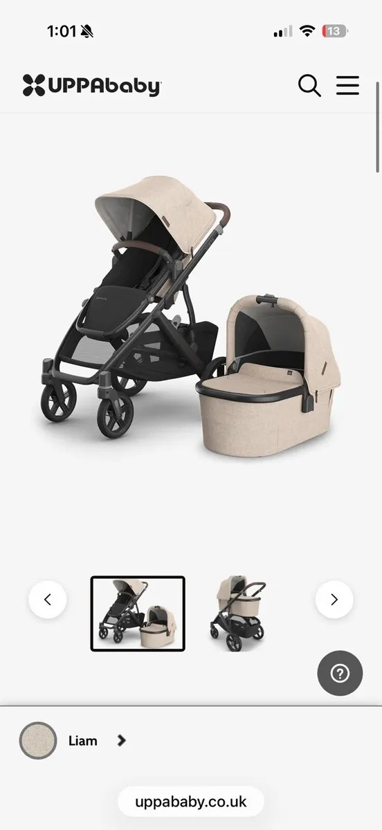 Uppababy Vista v3 double pram - Image 1
