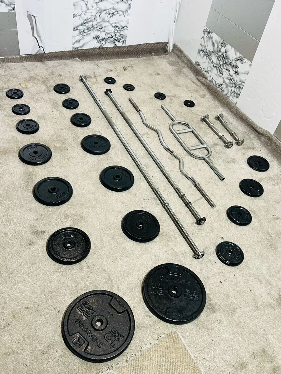 IRON WEIGHTS BARBELL DUMBBELLS ++ - Image 1