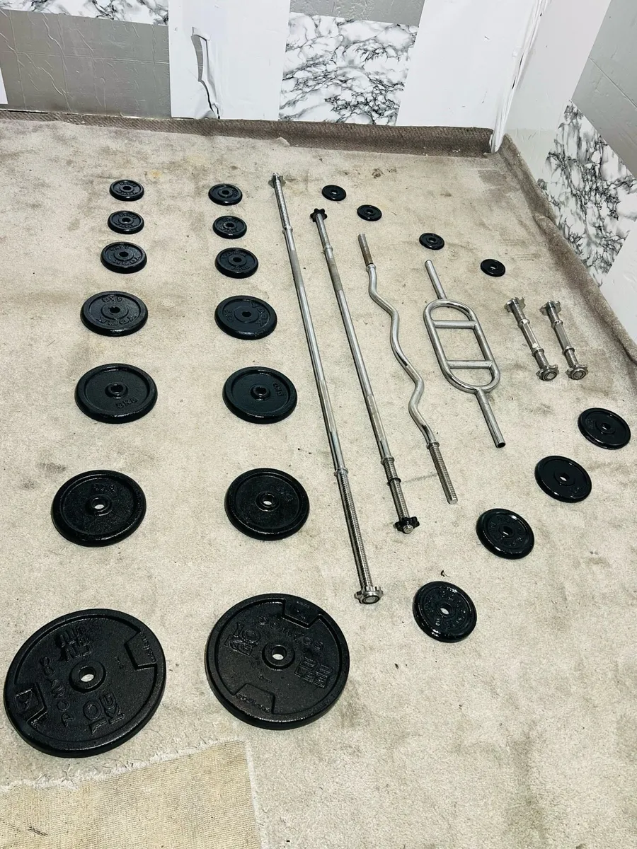 IRON WEIGHTS BARBELL DUMBBELLS ++ - Image 3