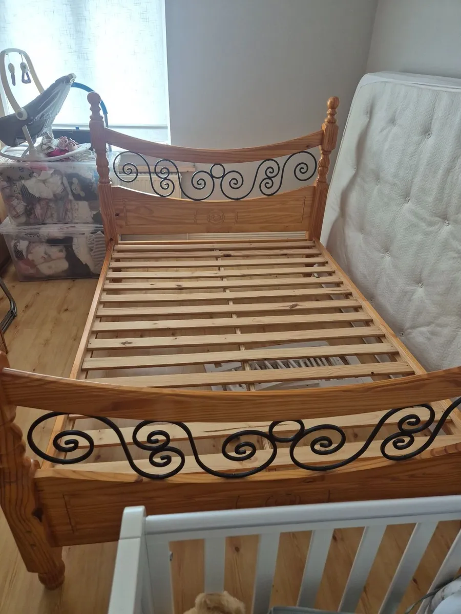 Wooden Double Bed - Image 1