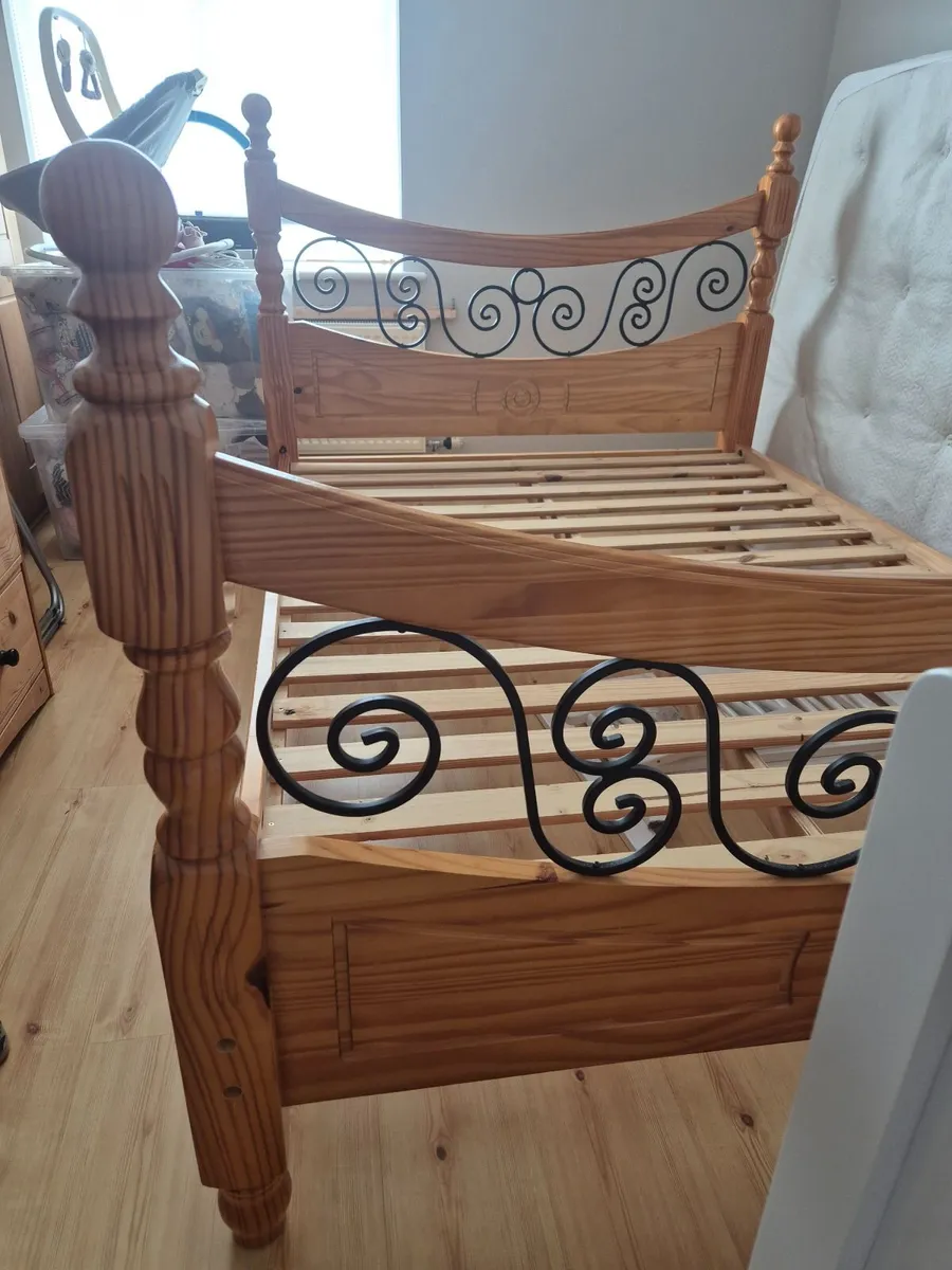 Wooden Double Bed - Image 2