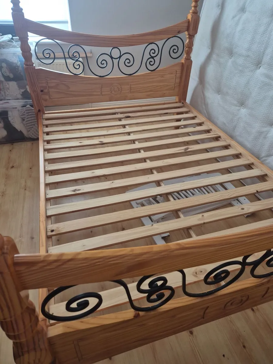 Wooden Double Bed - Image 3