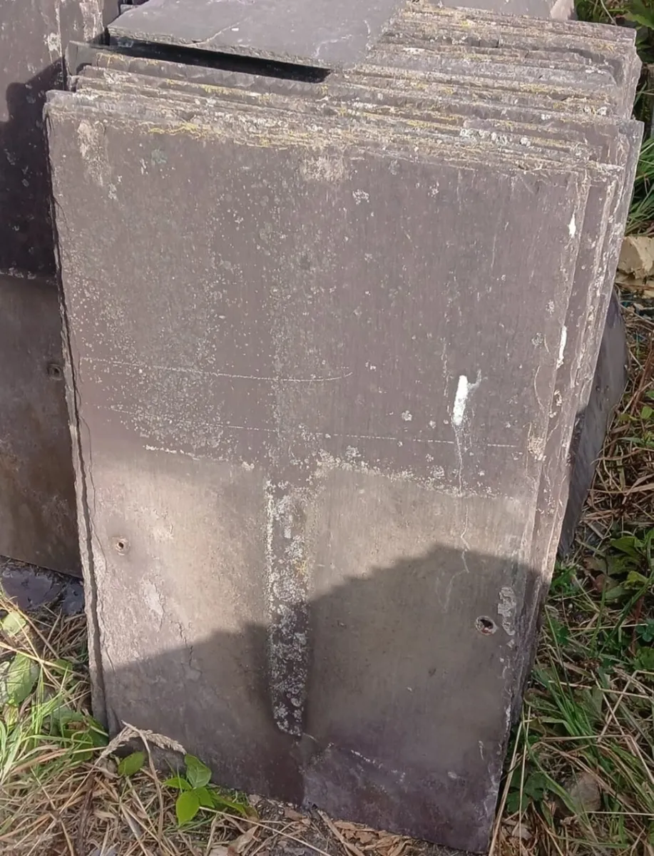 1250 qty 26x16 Reclaimed Bangor Blue Slates