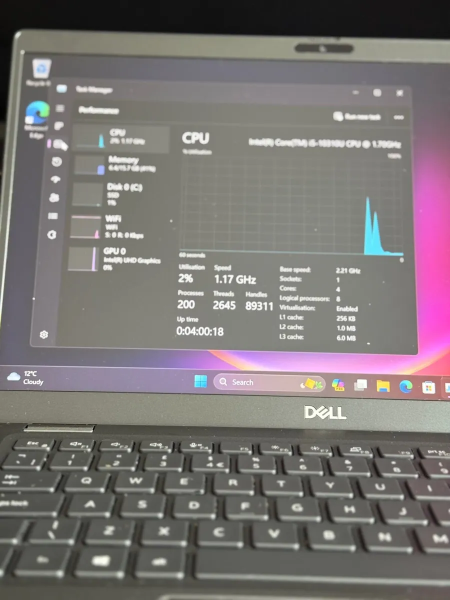 Dell Latitude 7310 Laptop i5/16GB/256SSD/FHD - Image 2