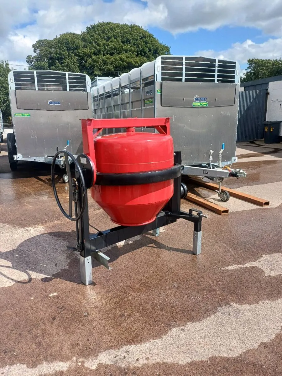 PTO Concrete Mixer 430L - Image 1