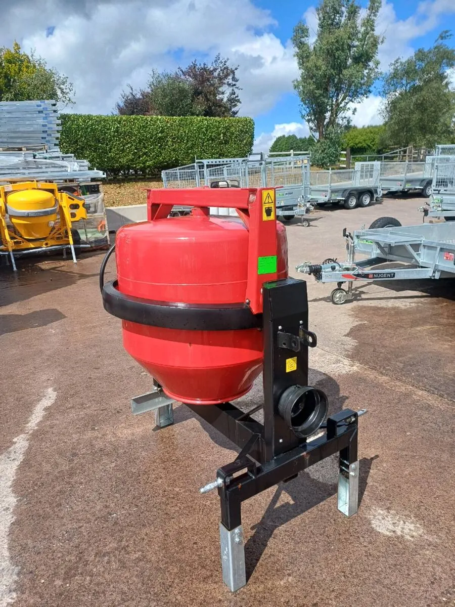 PTO Concrete Mixer 430L - Image 4