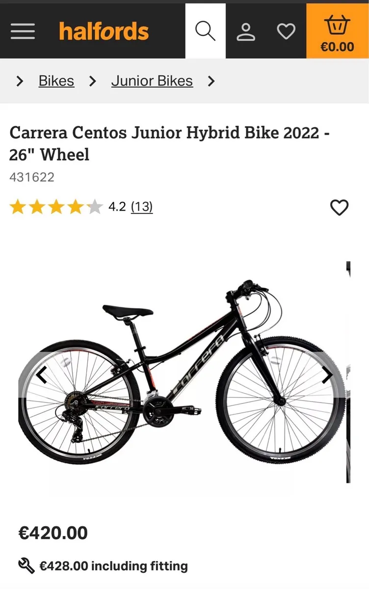 Bicycle Carrera 25 x13 - Image 2