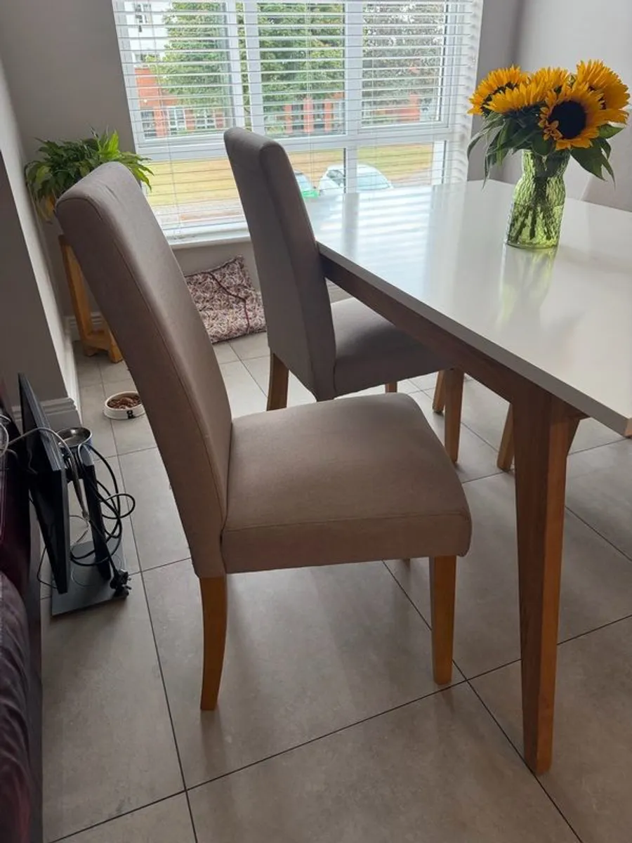 dining table and chairs - Image 2