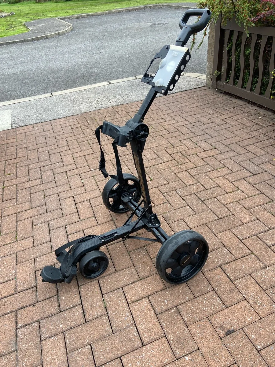 3. Wheel. Golf. Trolley - Image 1