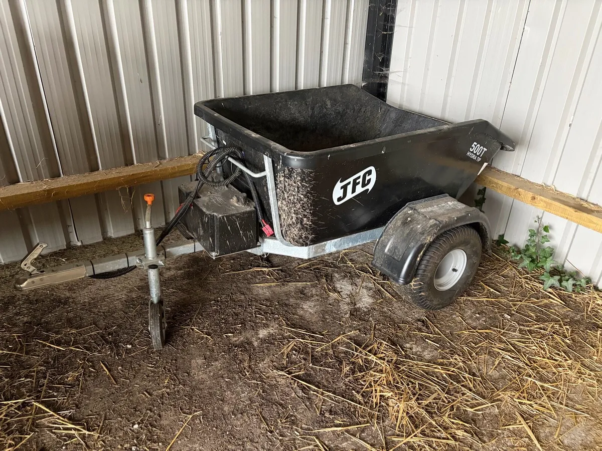 Quad electric tipper trailer - Image 3