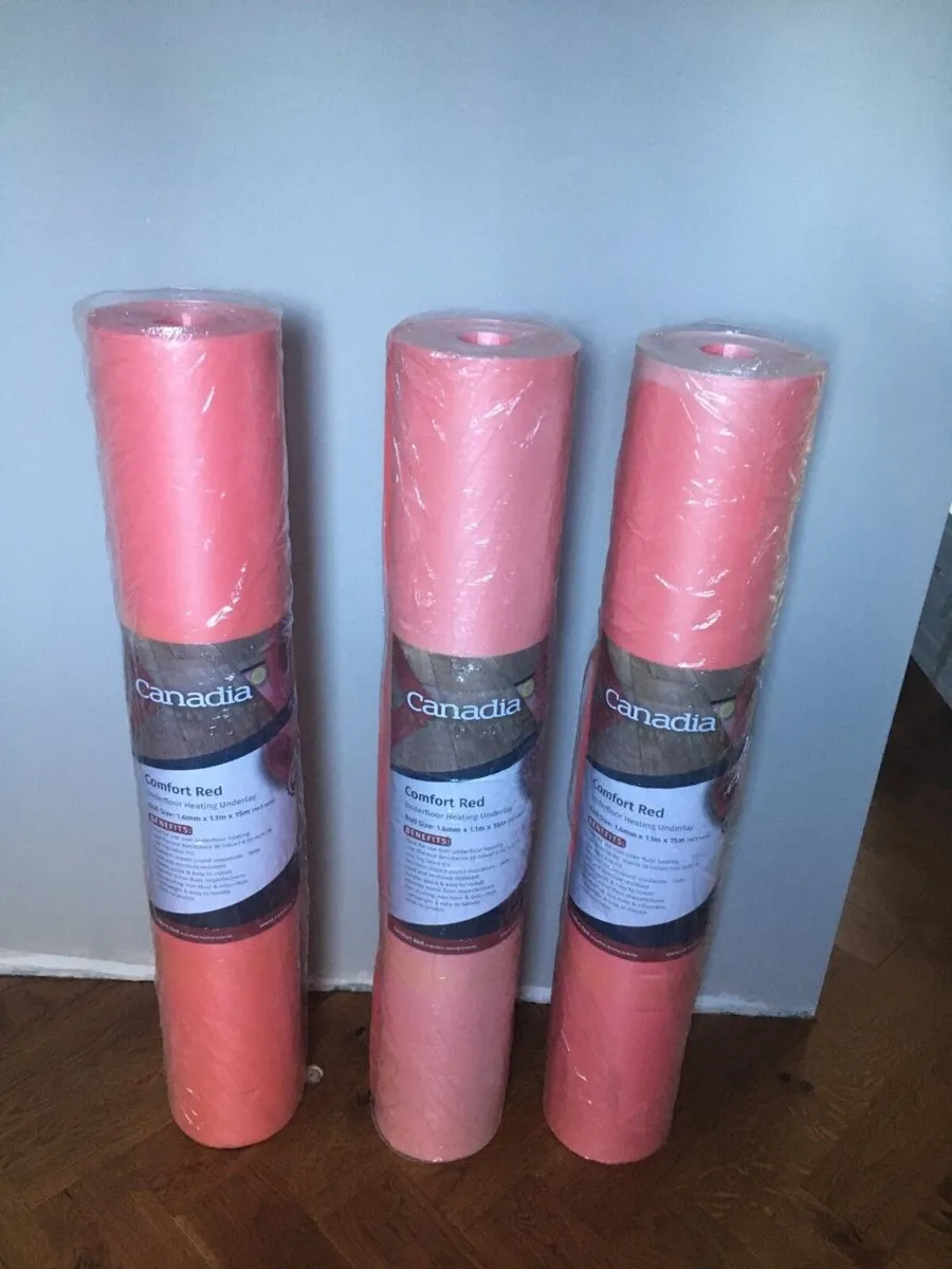 Underfloor Heating Underlay – 3 Rolls - Image 1