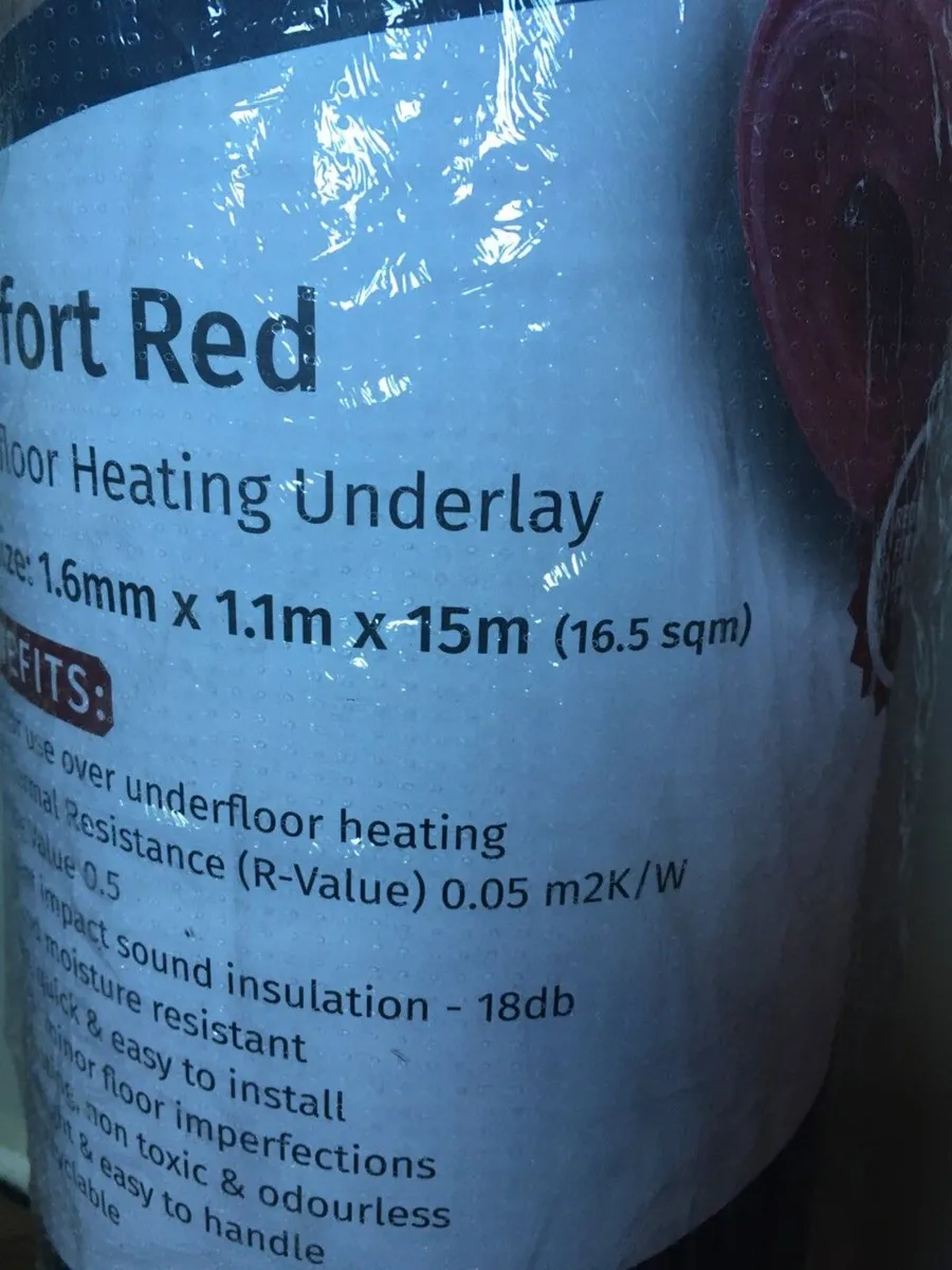 Underfloor Heating Underlay – 3 Rolls - Image 3