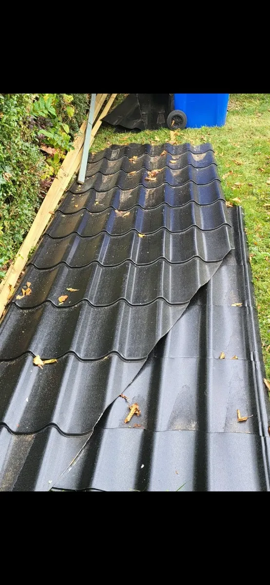Tile effect cladding black 3 sheets