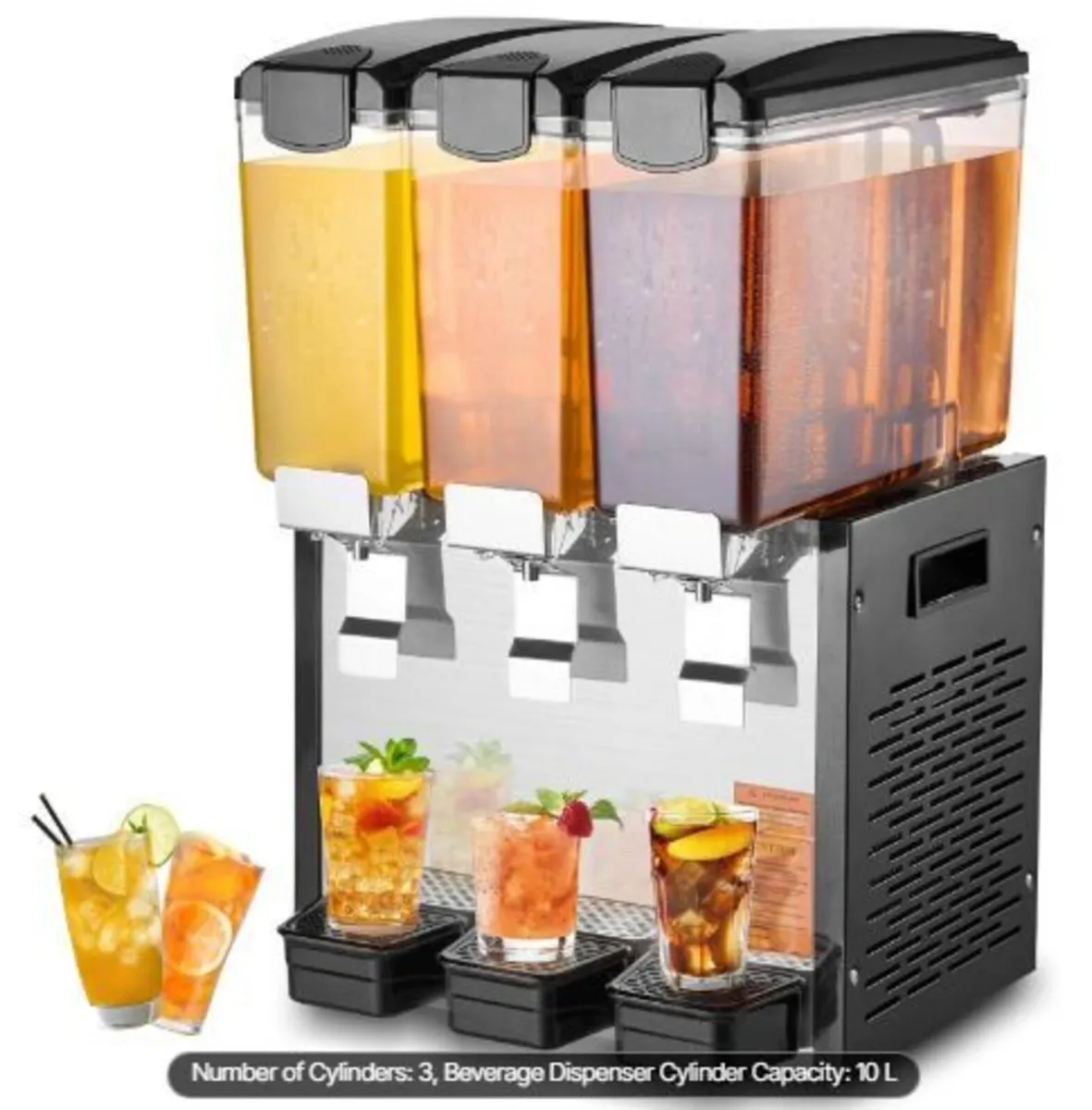 Commercial Beverage Dispenser, 3 Tanks 10 L - Image 4