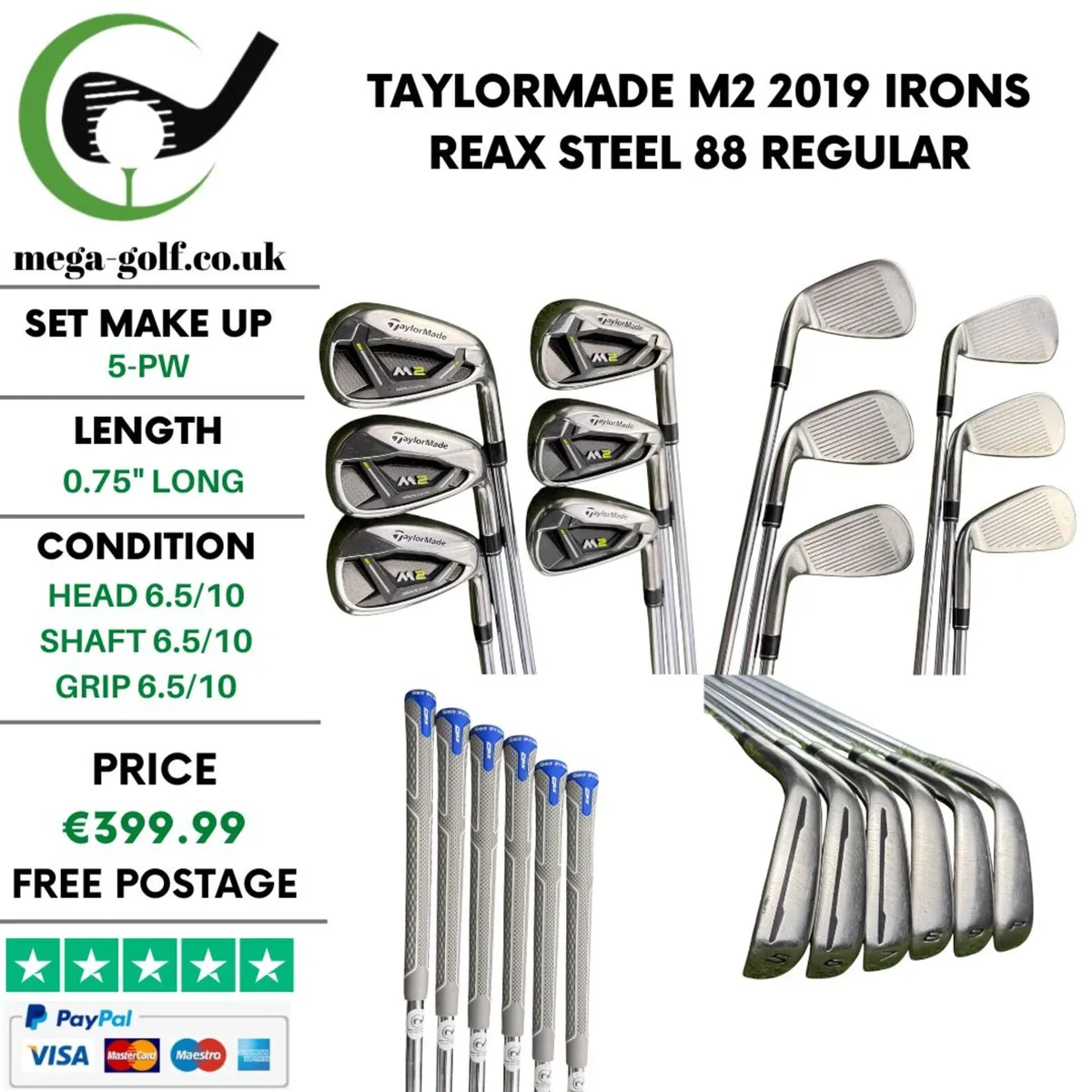Taylormade M2 2019 Irons / 5-Pw / Regular - Image 1