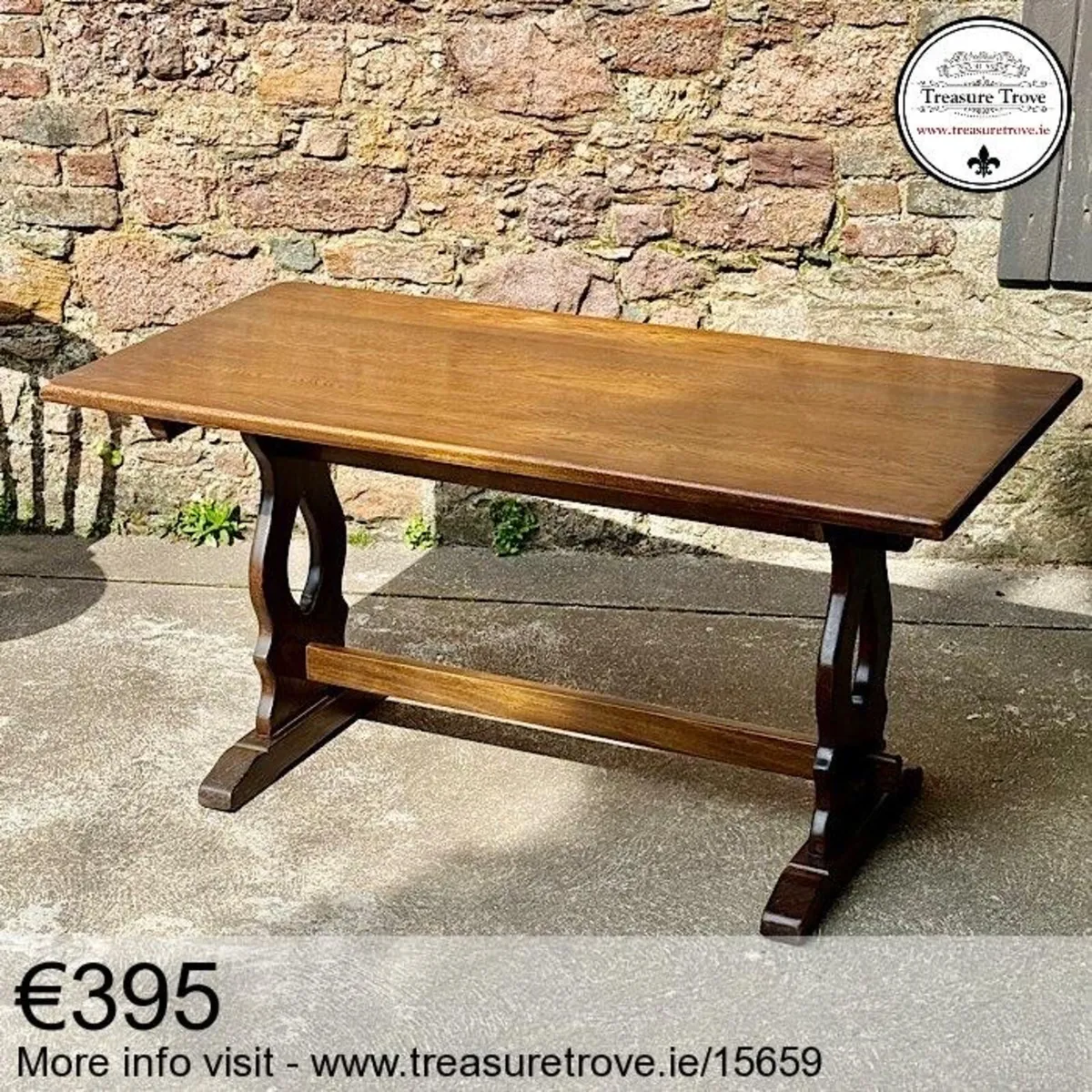 Vintage refectory style kitchen tables - Image 2