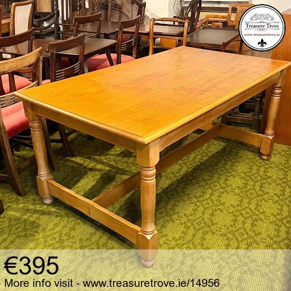 Vintage refectory style kitchen tables - Image 4