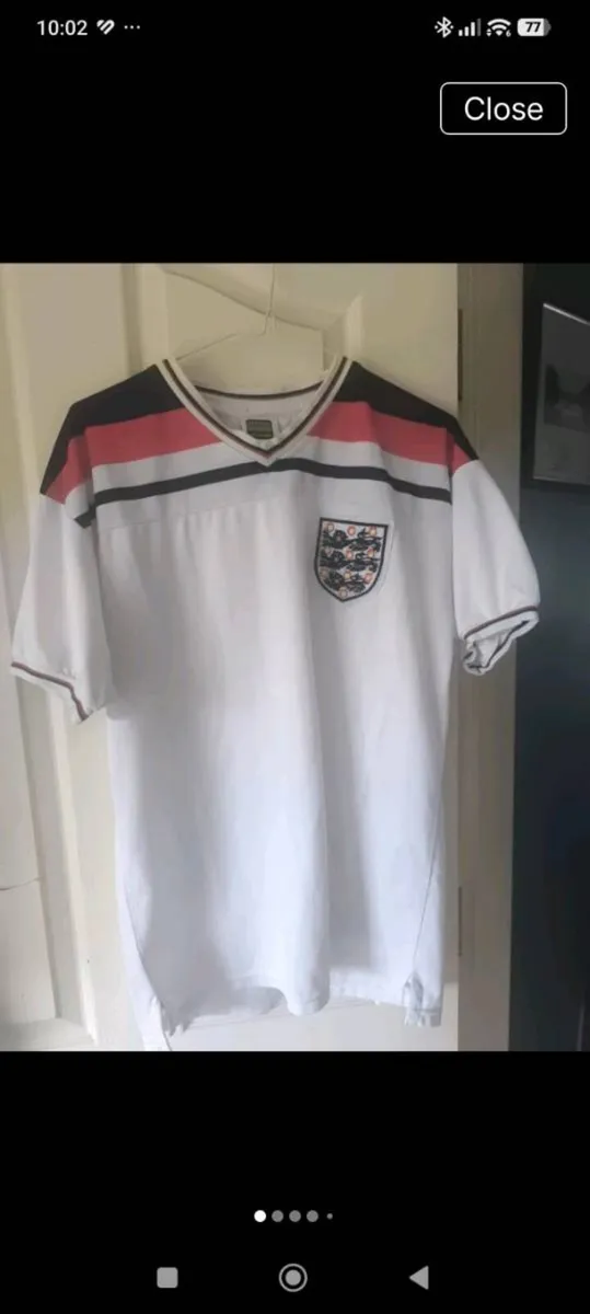 England 1982 World Cup football jersey - Image 1