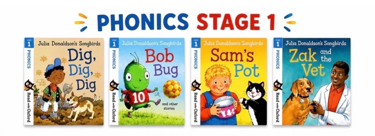 Early Readers Phonics Books by Julia Donaldson - Image 1
