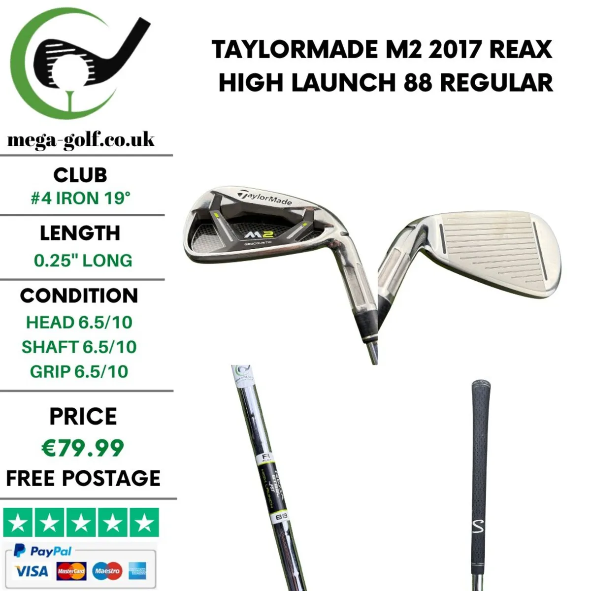 Taylormade M2 2017 #4 Iron 19° / Regular - Image 1