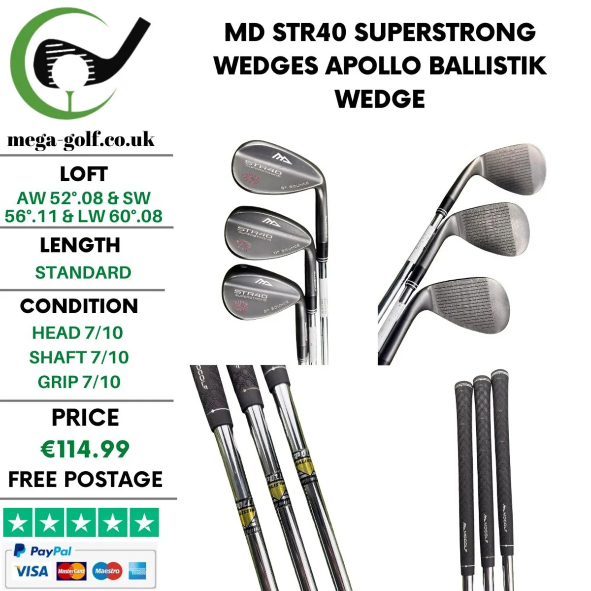 MD STR40 Superstrong Wedges Set / Wedge - Image 1