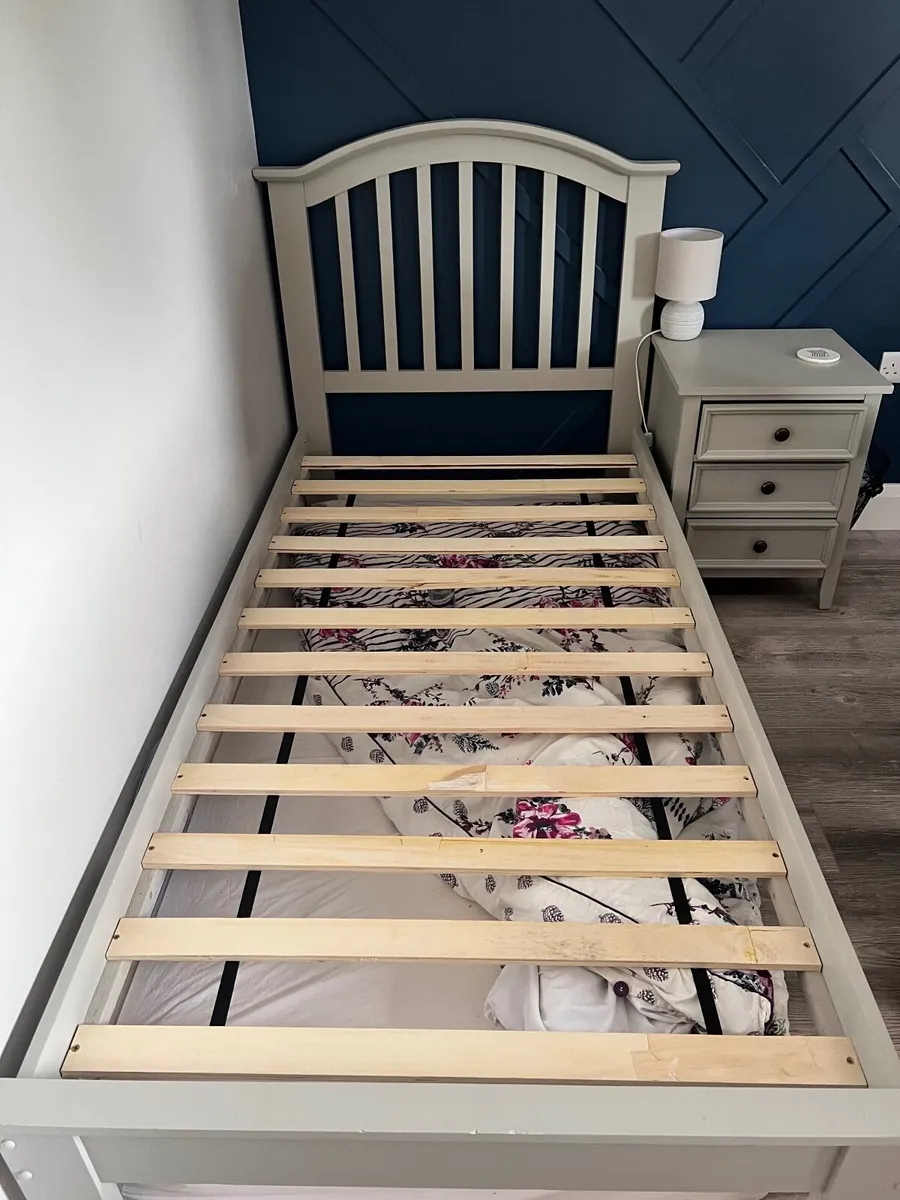 Single Bed with bedside unit - Image 1