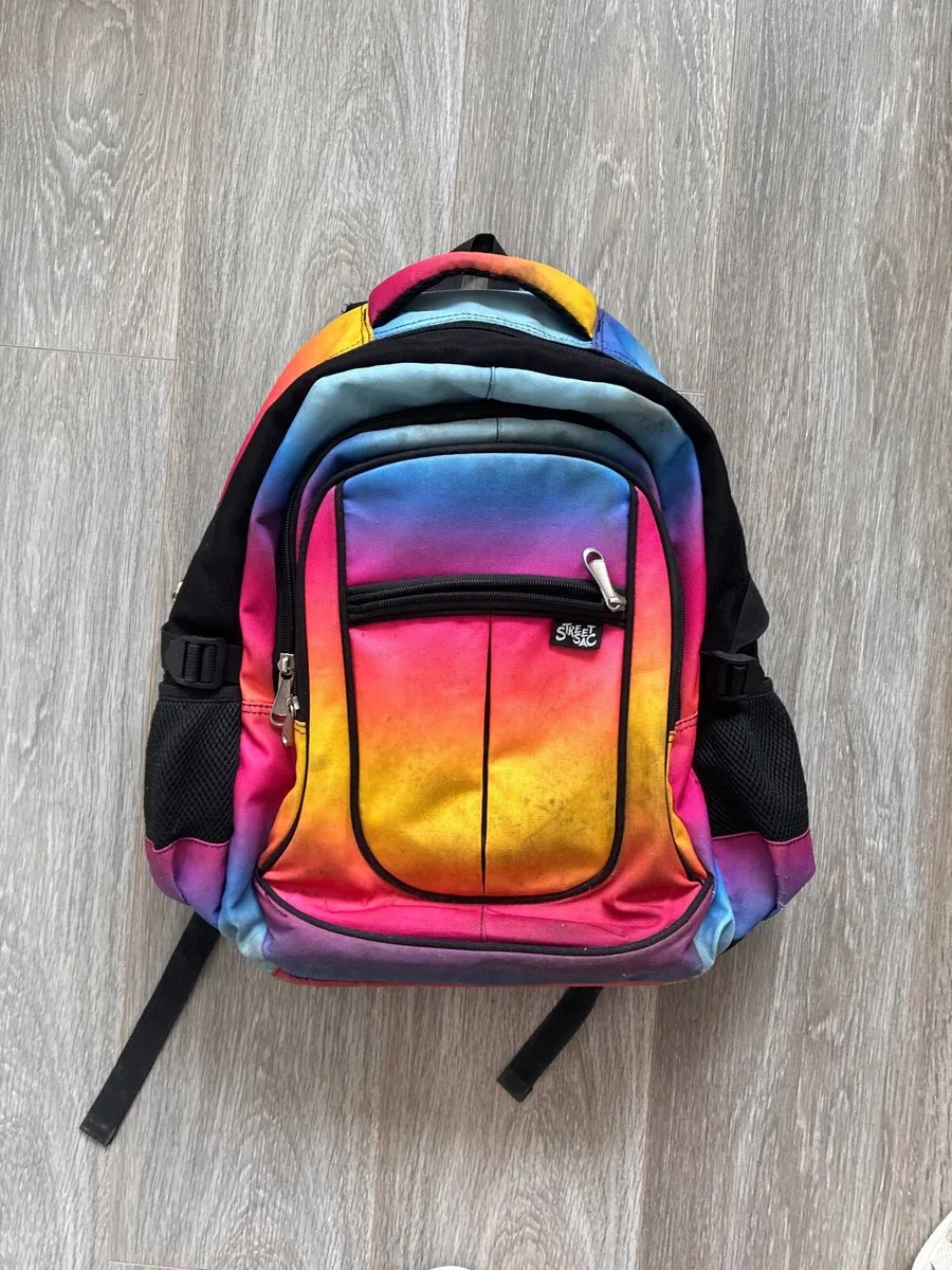 🌈 Street Sac Rainbow Ombre Backpack School Bag 🌈 - Image 1