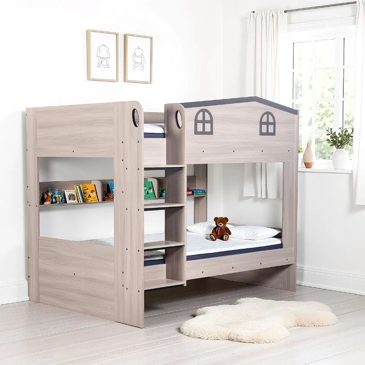 SMALL DOUBLE BUNK BEDS