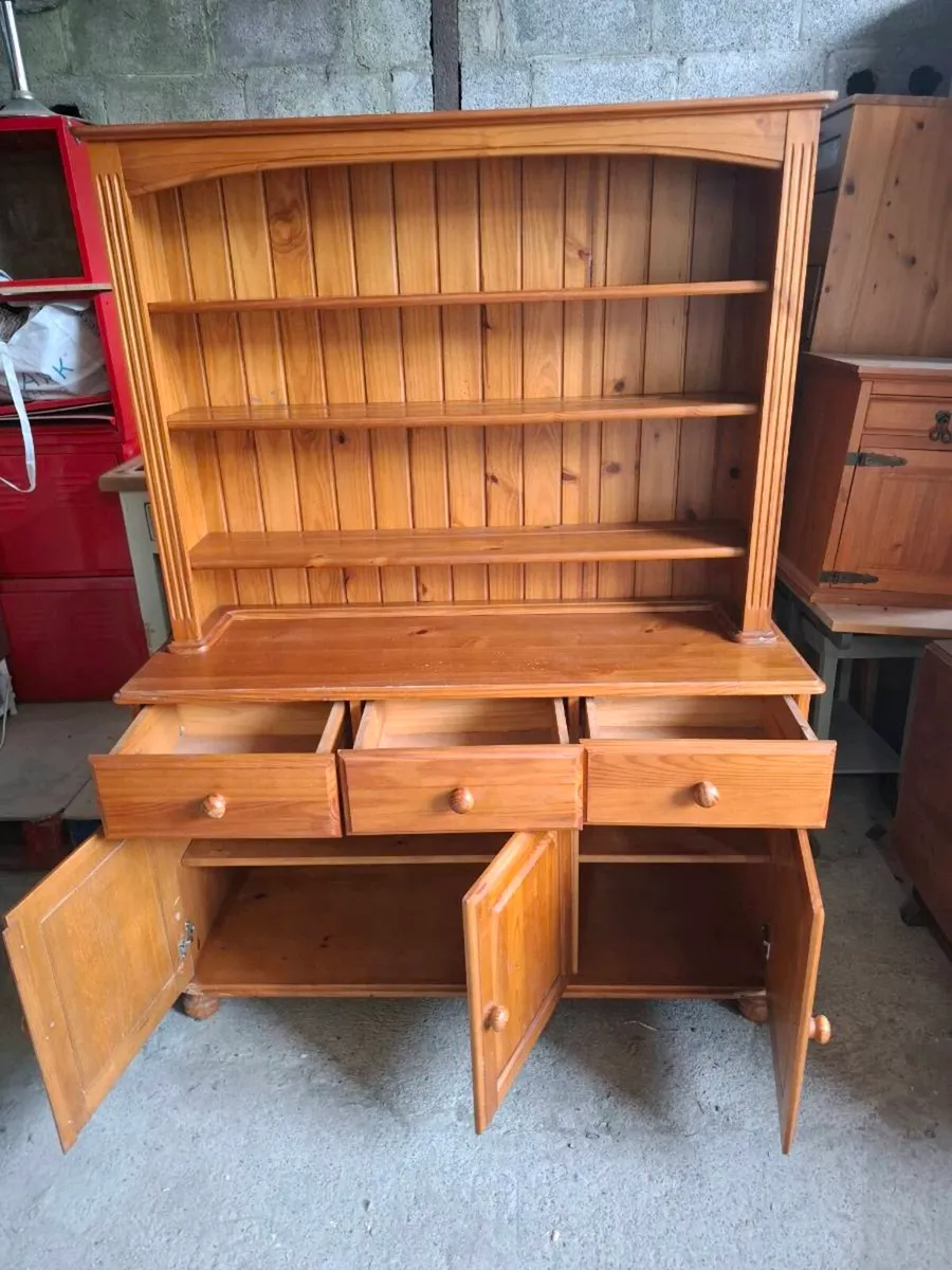 PROJECT Solid Pine Kitchen Dresser (DELIVERY) - Image 2