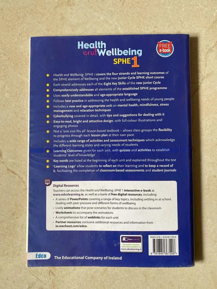 Junior Cycle SPHE    Health and Wellbeing SPHE 1 - Image 3