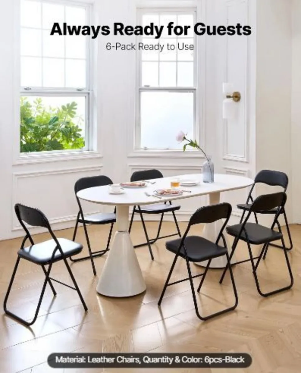 6 Pack Folding Chairs - Image 2
