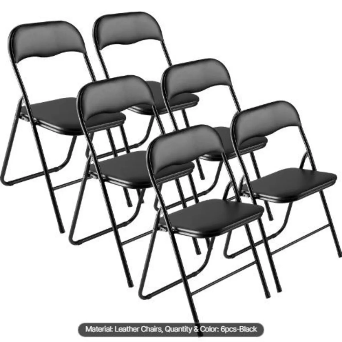 6 Pack Folding Chairs - Image 3