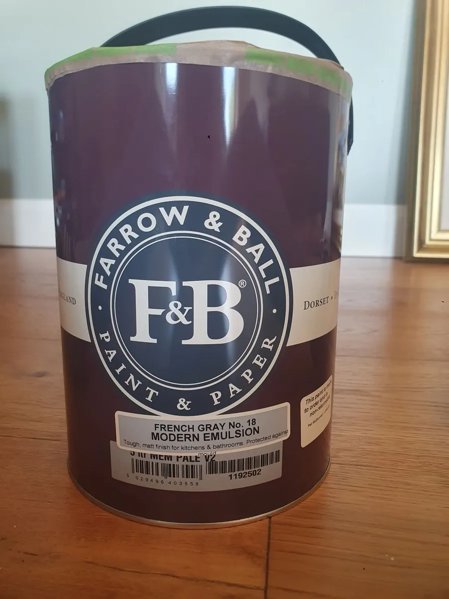 Farrow & Ball French Gray No. 18 - Image 1
