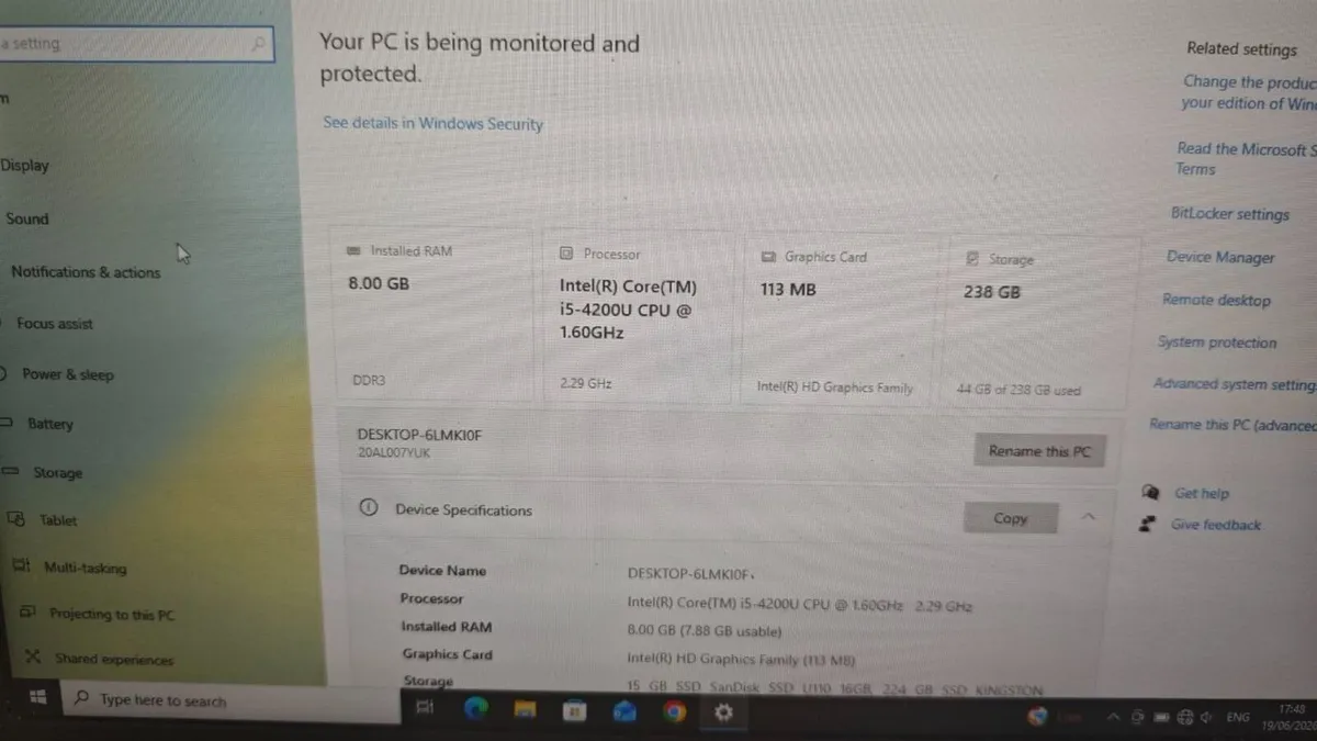 Lenovo ThinkPad x240 i5/8GB/256GB Laptop NoteBook - Image 2