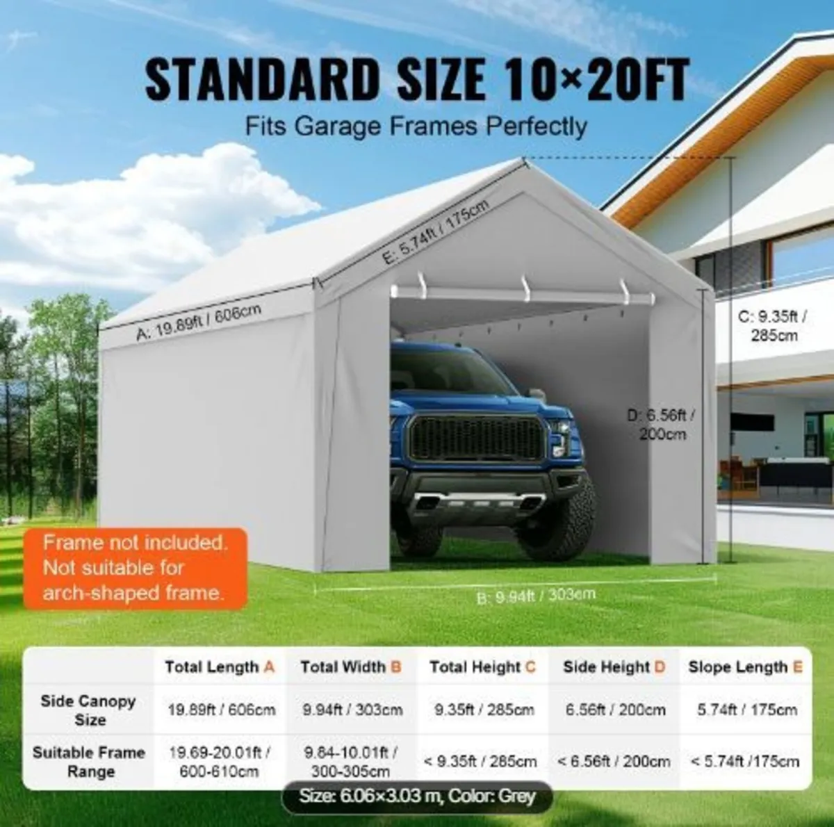 Carport Replacement Canopy Cover - Image 4