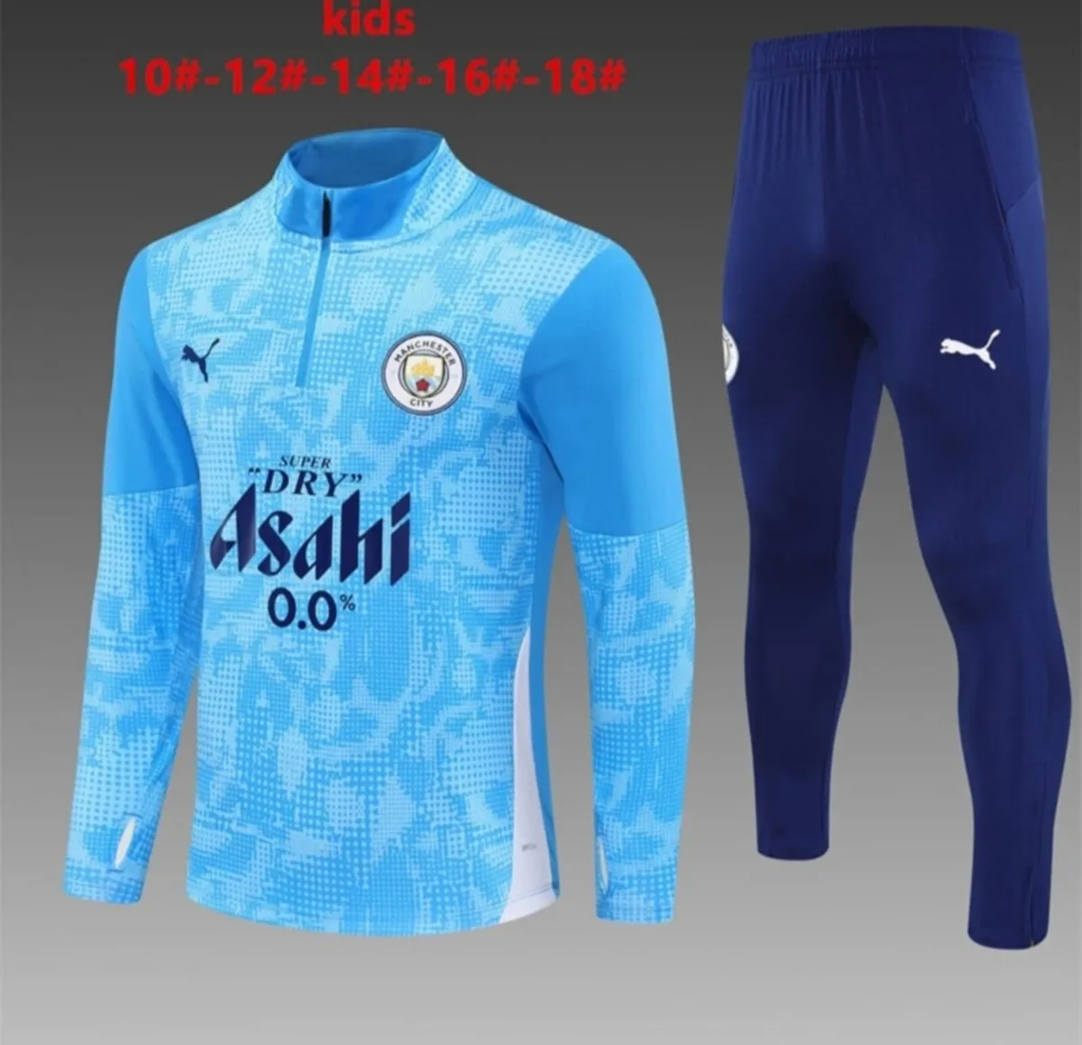 Man city kids tracksuit - Image 1
