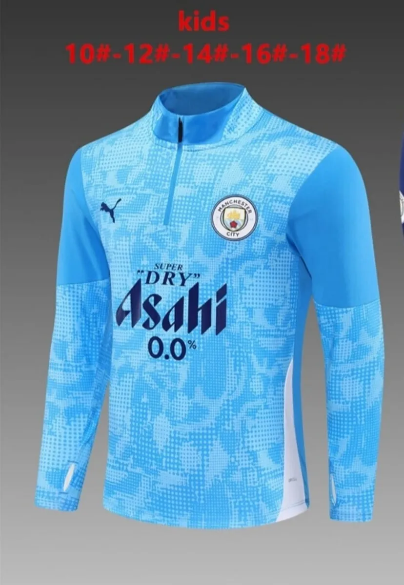 Man city kids tracksuit - Image 2