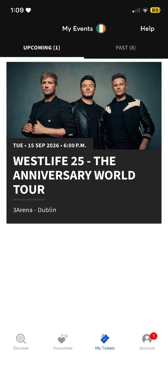 Westlife tickets