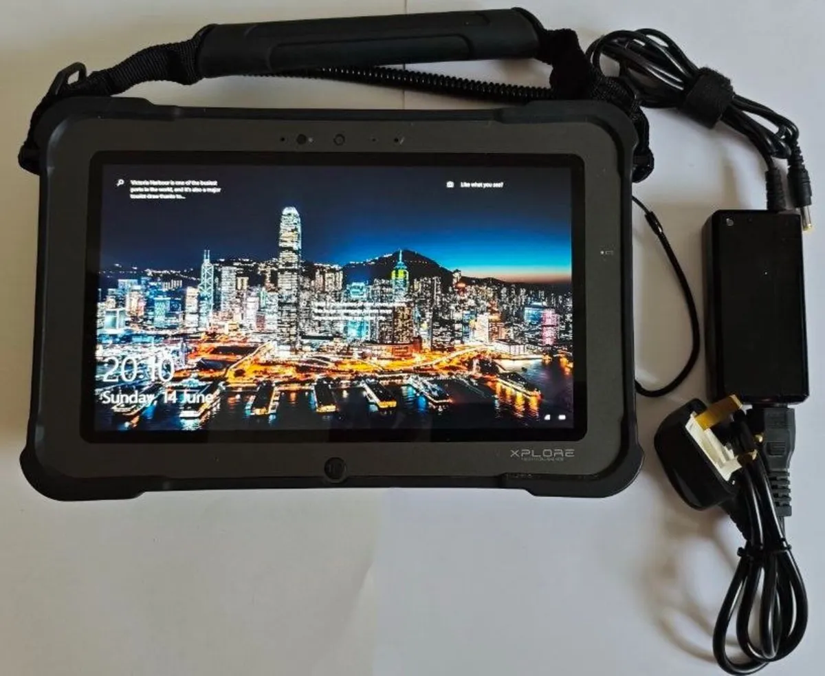 Zebra XPLORE iX101B1 Bobcat Win 10 Rugged Tablet - Image 1