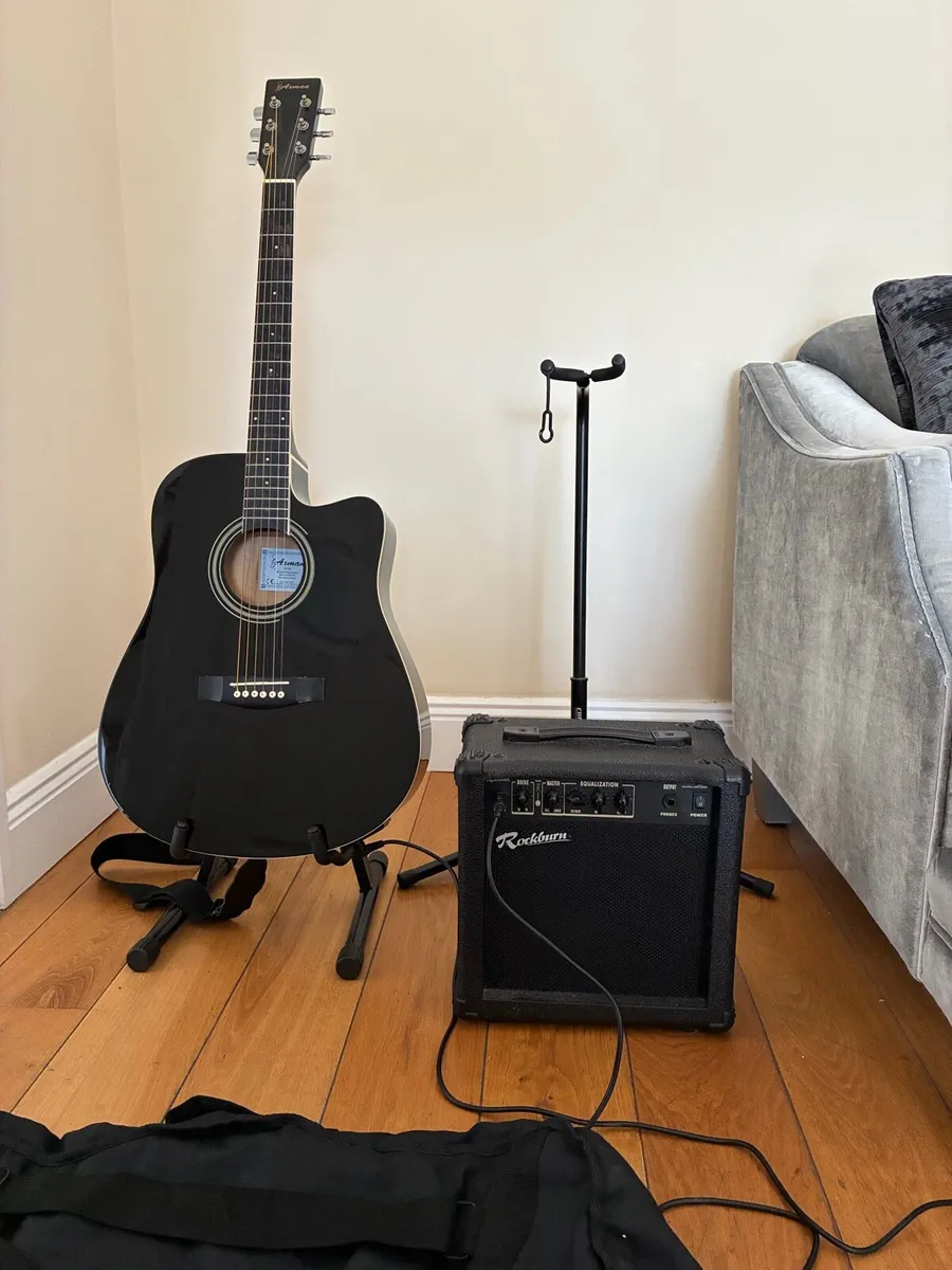Electro Acoustic Guitar, Amp & Accessories - Image 1