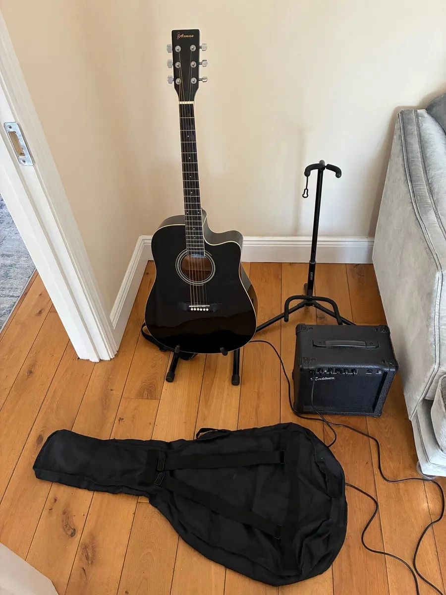 Electro Acoustic Guitar, Amp & Accessories - Image 4