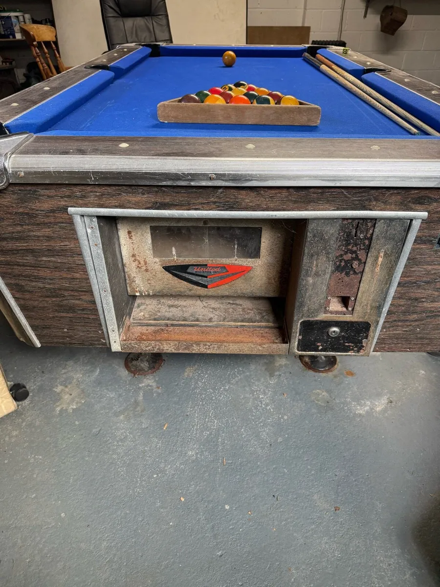 Antique pool table - Image 3