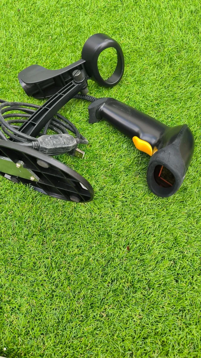 USB Laser Barcode Scanner & Hands-Free Stand - Image 2