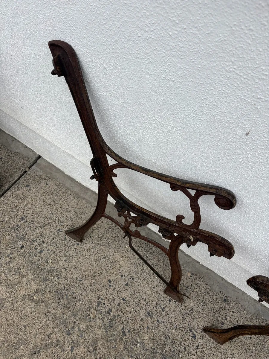 cast iron garden bench - Image 2
