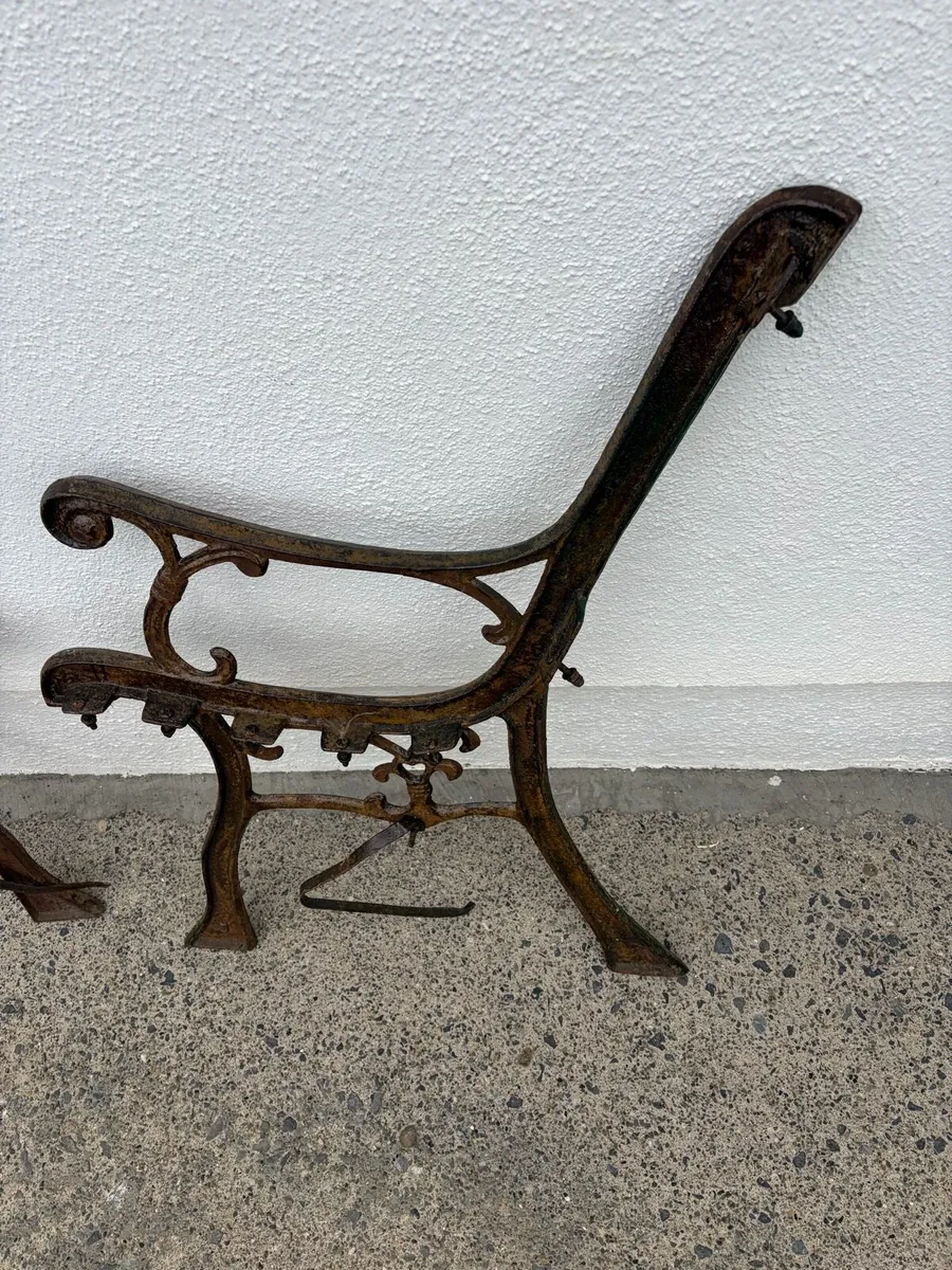 cast iron garden bench - Image 3