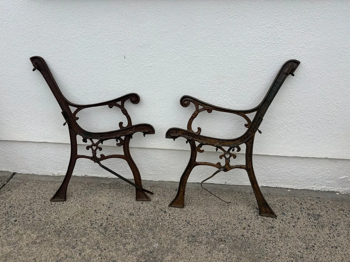cast iron garden bench - Image 4
