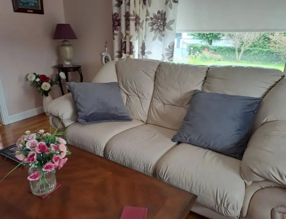 Leather couch - Image 3
