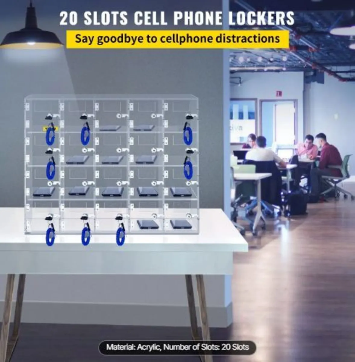 Cell Phone Storage Locker, 20 Slots - Image 2