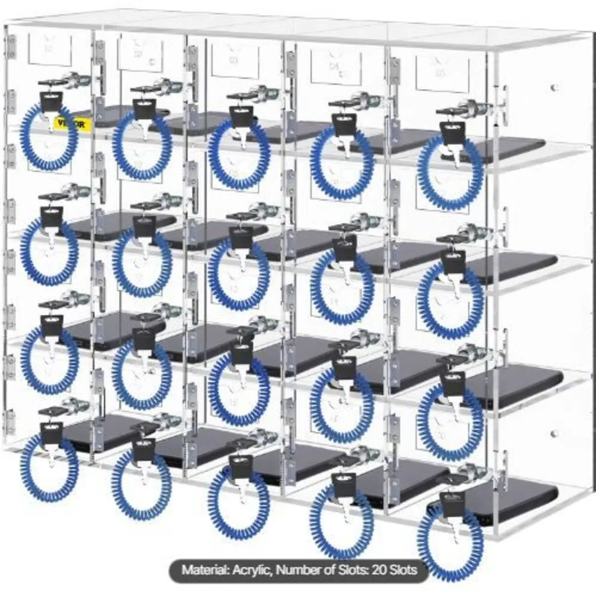 Cell Phone Storage Locker, 20 Slots - Image 3