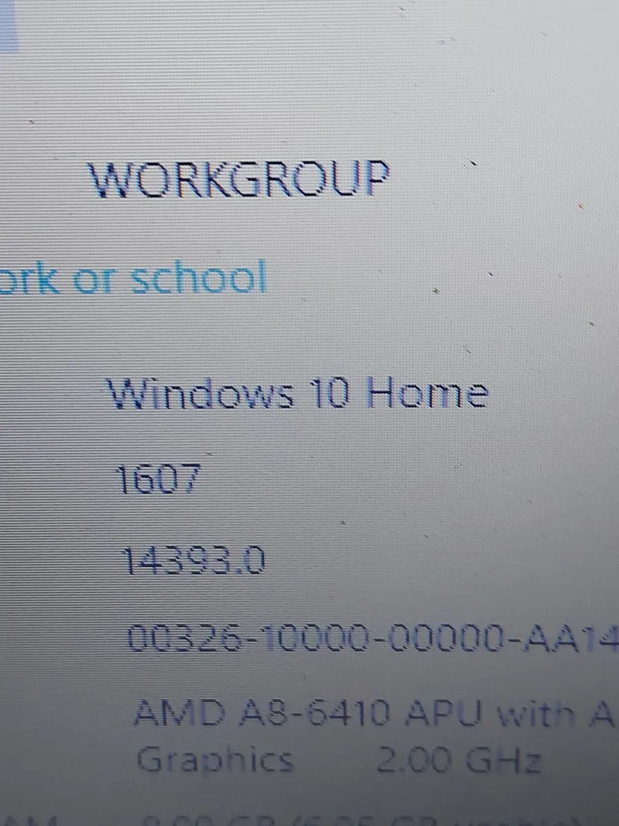 HP 15.6" Laptop, 8GB Ram, 1 TB HDD, Win 10 - Image 3